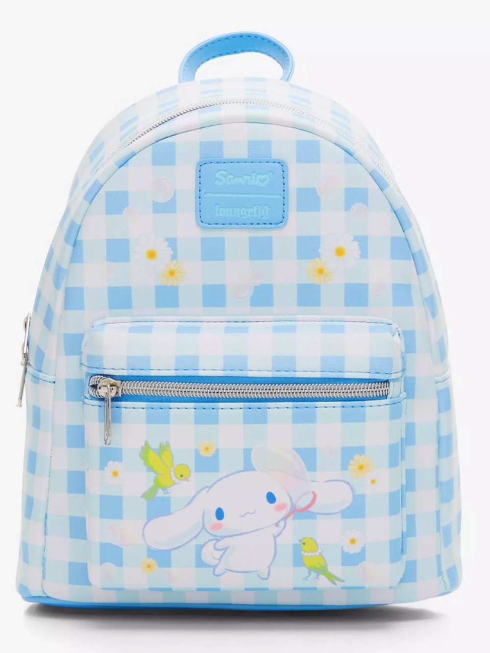 Loungefly Cinnamoroll Daisy Gingham Mini Backpack Sanrio